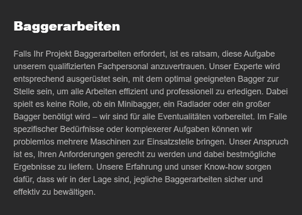 Baggerarbeiten in 76872 Winden