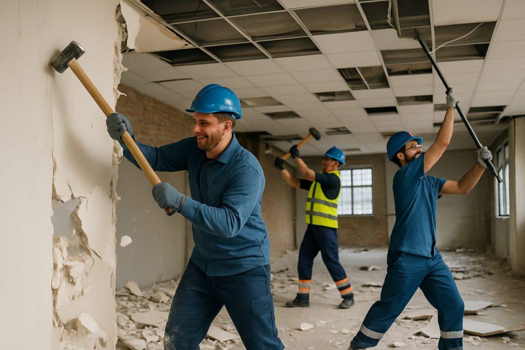 Gewerbeabbruch innen 