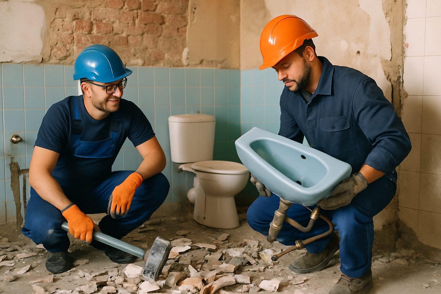 Sanitärrückbau – Entkernung, Rückbau, Teilabbruch – AbbruchAbriss.de